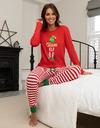 Threadbare Long Sleeve Cotton 'Cane' Christmas Pyjama Set thumbnail 5