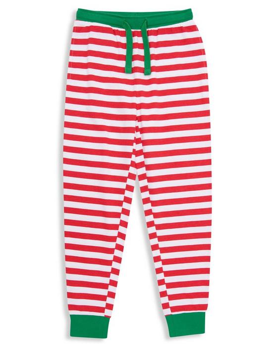 Threadboys Long Sleeve Cotton 'Cane' Christmas Pyjama Set 3