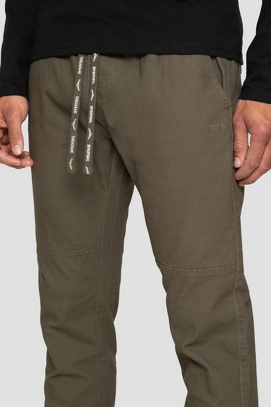 Threadbare 'Croft' Slim Fit Cuffed Casual Trousers 4