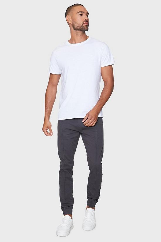Threadbare 'Metro' Cuffed Casual Trousers With Stretch 3