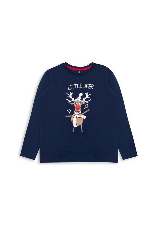 Threadgirls Long Sleeve Cotton 'Deer' Christmas Pyjama Set 3