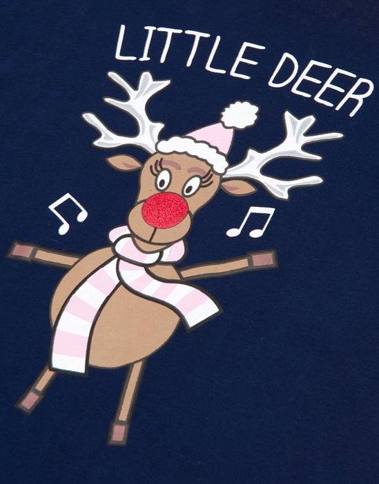 Threadgirls Long Sleeve Cotton 'Deer' Christmas Pyjama Set 5