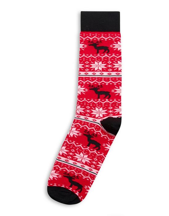 Threadbare 'Noel' 4 Pack Festive Socks 3