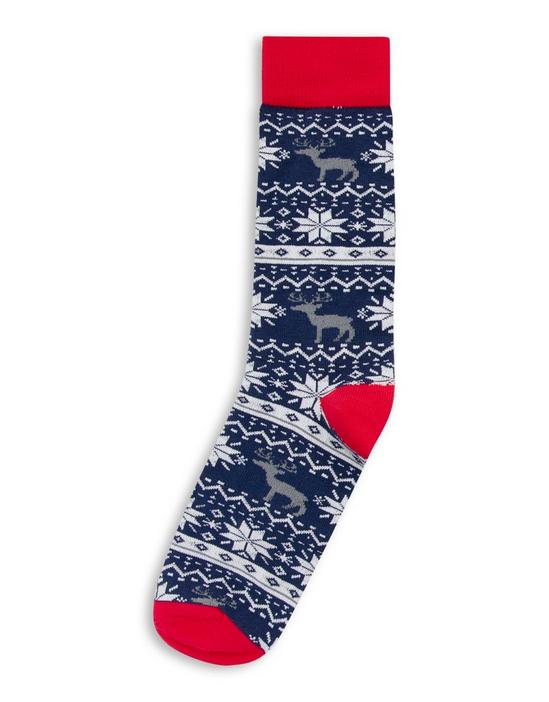 Threadbare 'Noel' 4 Pack Festive Socks 4