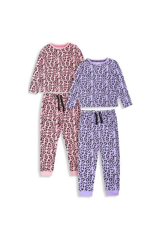 Threadcub 2 Pack Cotton 'Pug' Long Sleeve Pyjama Set 1
