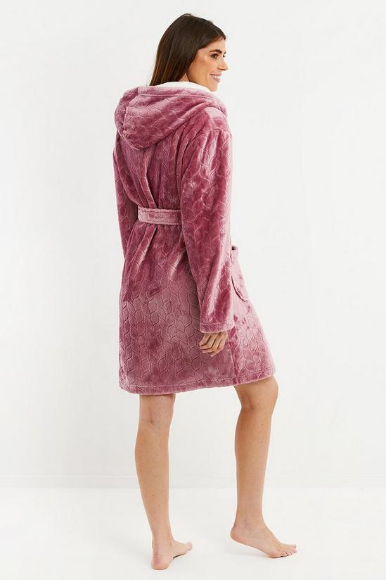 Threadbare 'Gooey' Hooded Dressing Gown 2