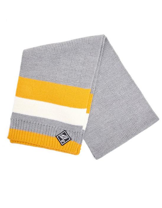 Threadboys 'Stripe' Knitted Hat & Scarf Set 3