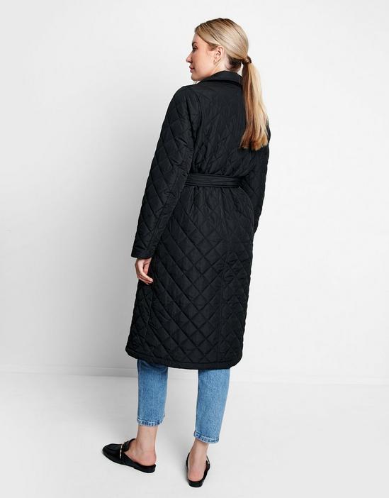 Threadbare 'Thea' Quilted Trench Coat 2