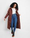 Threadbare 'Jodie' Quilted Puffer Maxi Jacket thumbnail 1