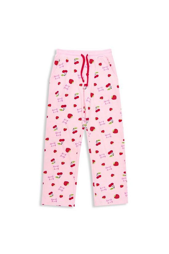 Threadgirls Long Sleeve 'Berry' Button Through Pyjama Set 3