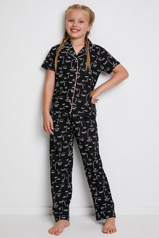 Threadgirls Short Sleeve 'Chelsea'' Button Through Pyjama Set 1
