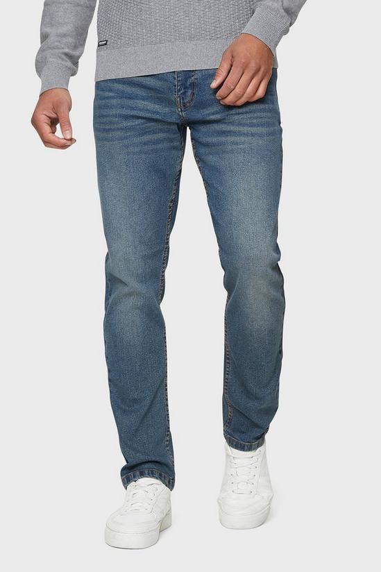 Threadbare Dirty Wash 'Formby' Slim Fit Jeans 1