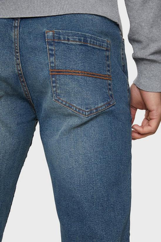 Threadbare Dirty Wash 'Formby' Slim Fit Jeans 4