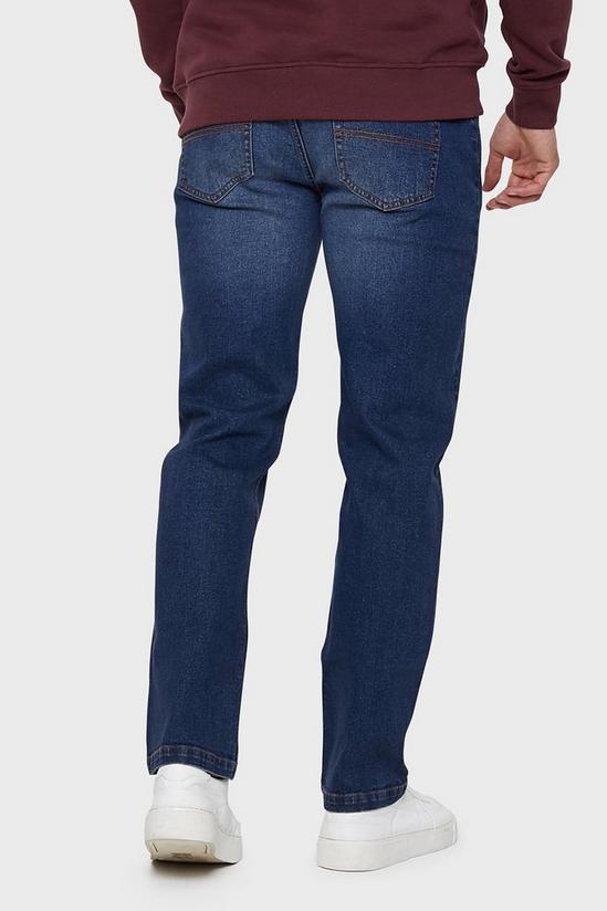 Threadbare Rainford' Belted Straight Fit Jeans 2
