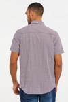 Threadbare 'Marcello' Cotton Short Sleeve Check Shirt thumbnail 2