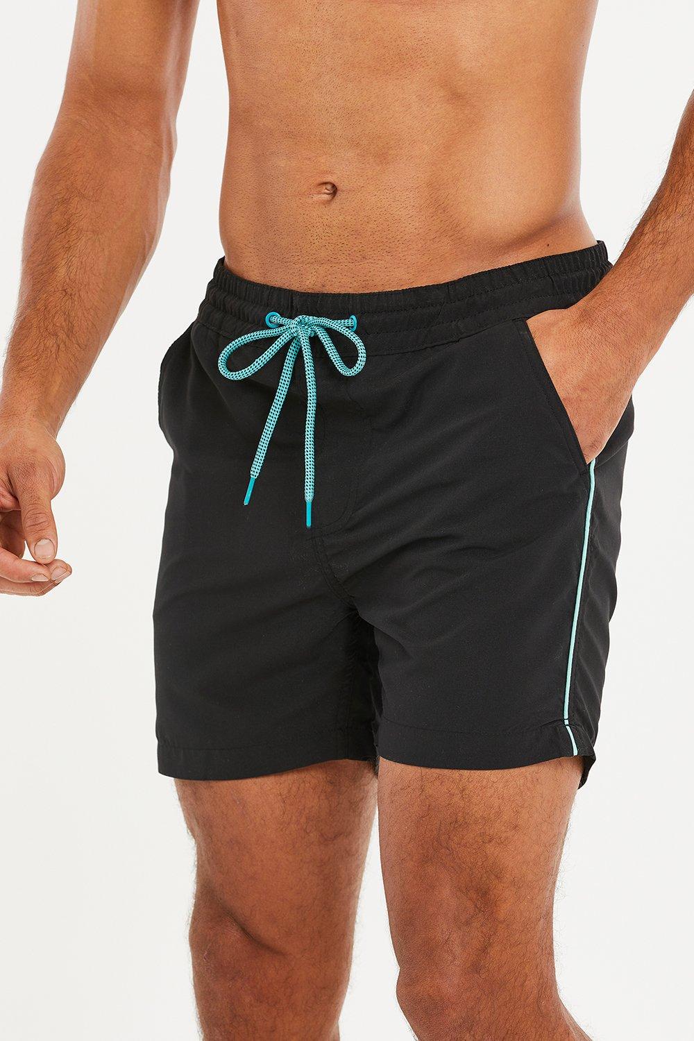 'Briar' Swim Shorts with Contrast Piping