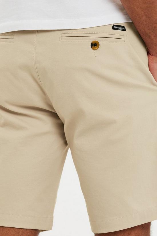 Threadbare Cotton 'NorthSea' Slim Fit Chino Shorts 4