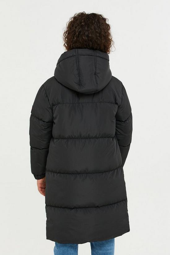 Threadgirls 'Nasma' Longline Hooded Padded Jacket 3