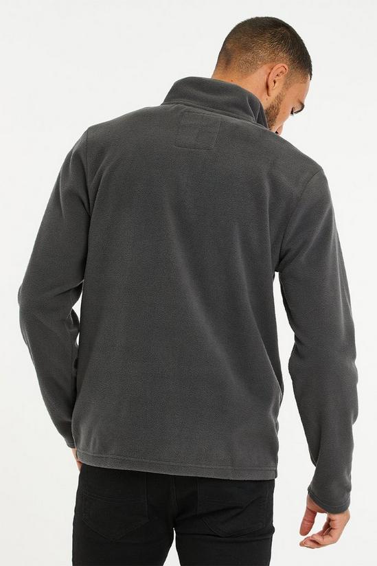 Threadbare 'Blade' Quarter Zip Fleece Sweatshirt 3