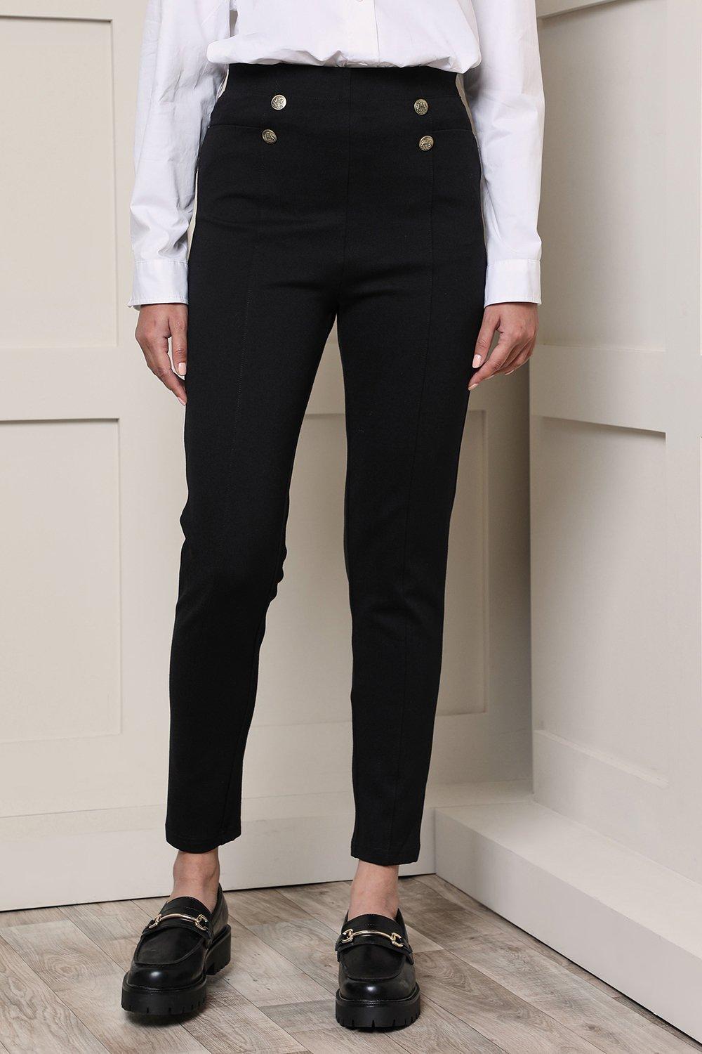 Trousers, Threadbare Slim Fit Stretch Ponte Trousers