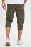 Threadbare 'Panel' 3/4 Length Belted Cargo Trousers thumbnail 2