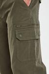 Threadbare 'Panel' 3/4 Length Belted Cargo Trousers thumbnail 4