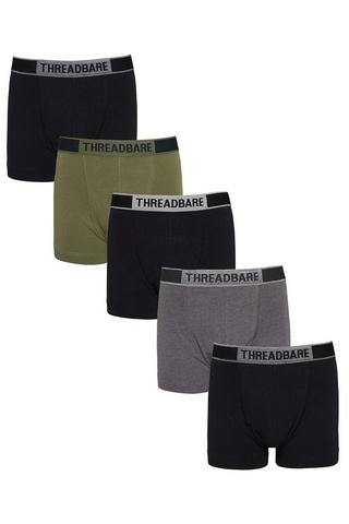 Boys' Bench Holiday Boxer Briefs (3 Pack) - Navy/Black