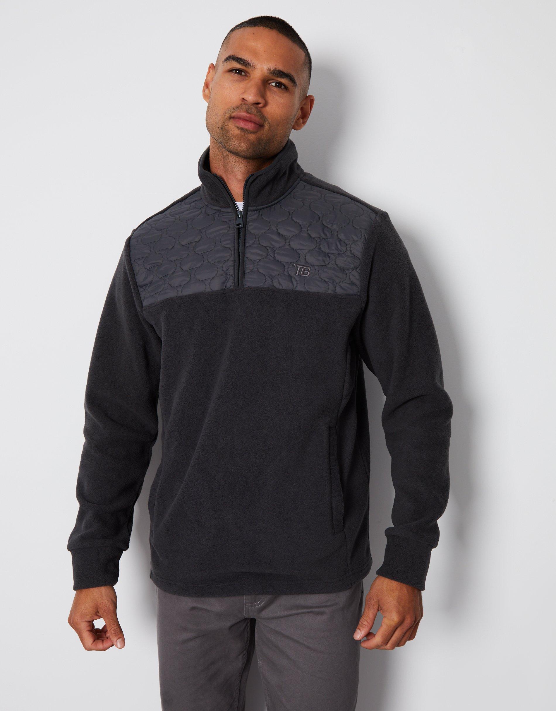 Vogo 100% Polyester Gray Fleece Size M - 70% off