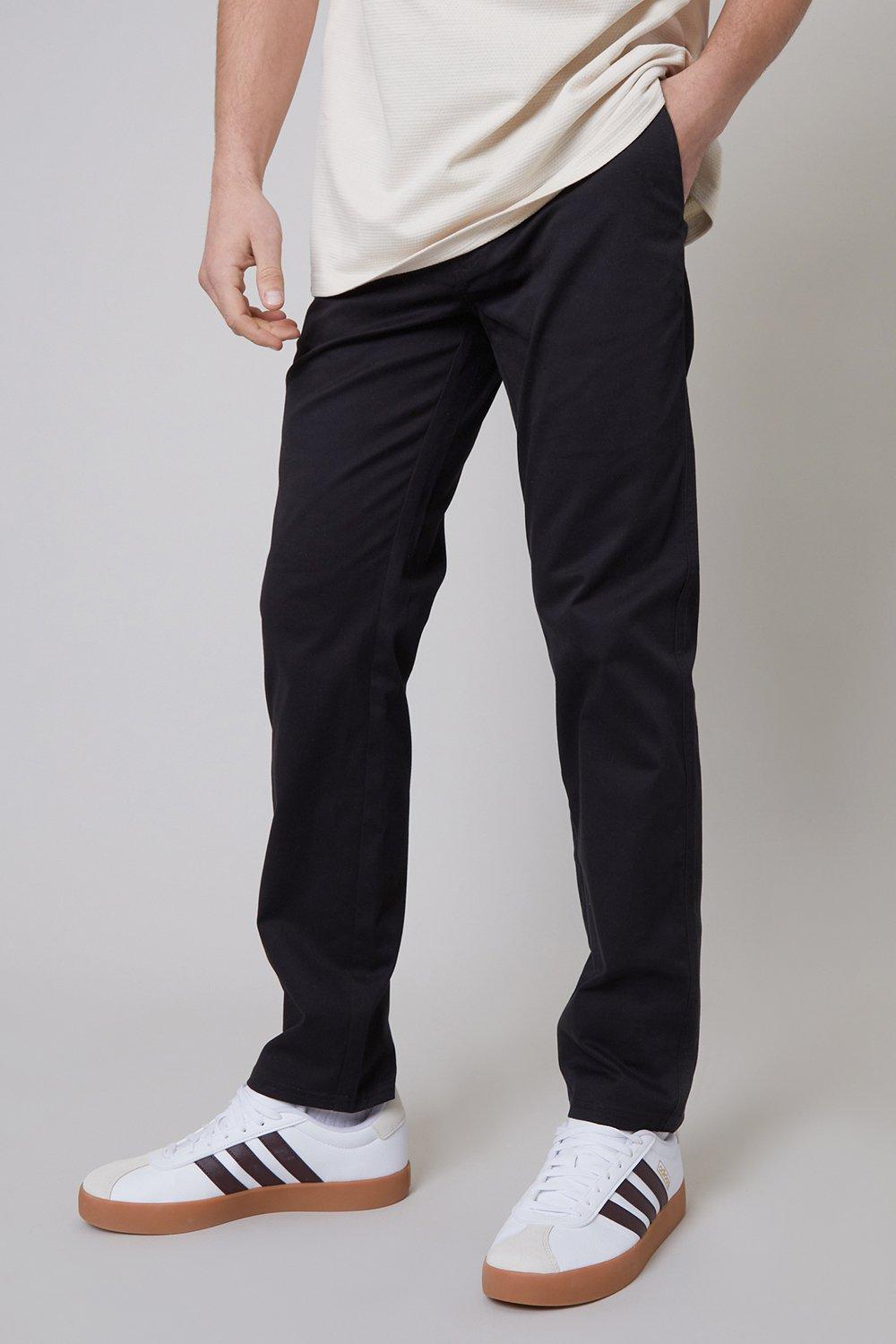 'Laurito' Cotton Regular Fit Chino Trousers with Stretch product