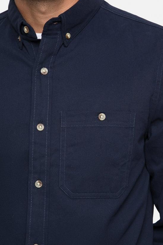 Threadbare 'Guthrie' Cotton Long Sleeve Shirt 4