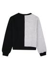 Threadgirls Cotton Blend 'Kasey' Colourblock Cropped Sweatshirt thumbnail 2