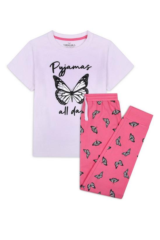 Threadgirls Cotton 'Butterfly' Pyjama Set 1