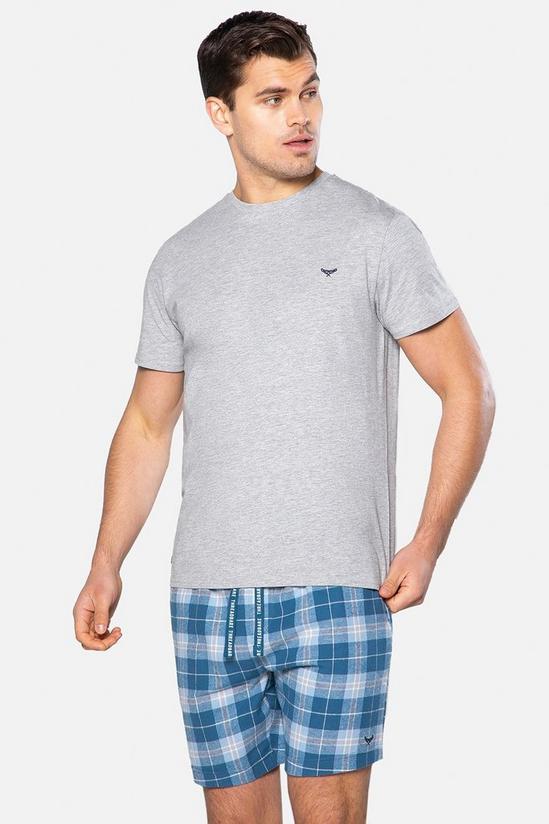 Threadbare Short Sleeve Cotton 'Jimmy' Pyjama Set 1