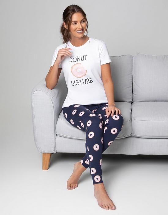 Threadbare 'Donut' Cotton Pyjama Set 1