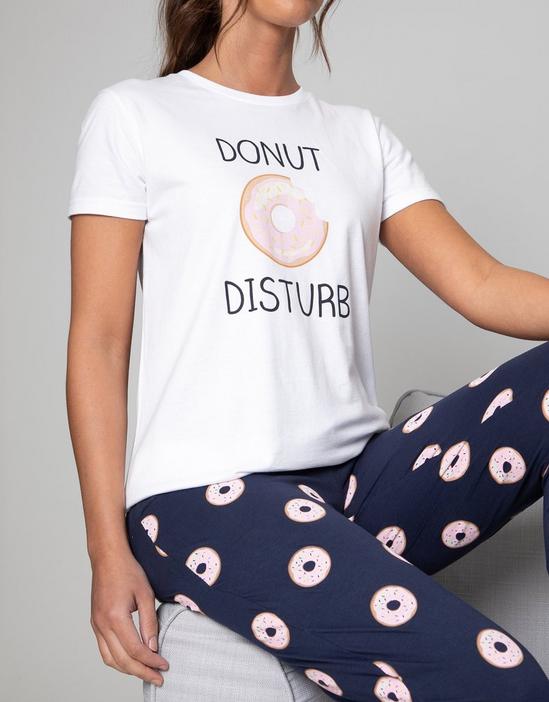 Threadbare 'Donut' Cotton Pyjama Set 3