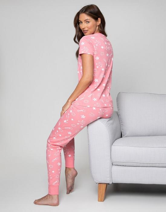 Threadbare 'Goodnight' Cotton Pyjama Set 2