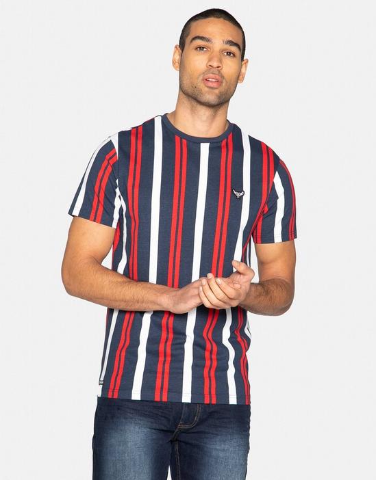 Threadbare Cotton Stripe 'Griffin' T Shirt 1