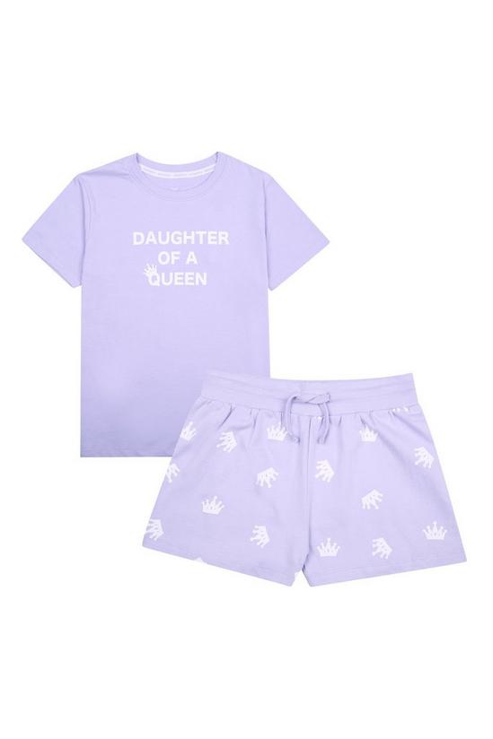 Threadgirls Cotton 'Queen' Shortie Pyjama Set 1