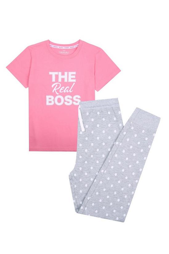 Threadgirls Cotton 'Boss' Pyjama Set 1