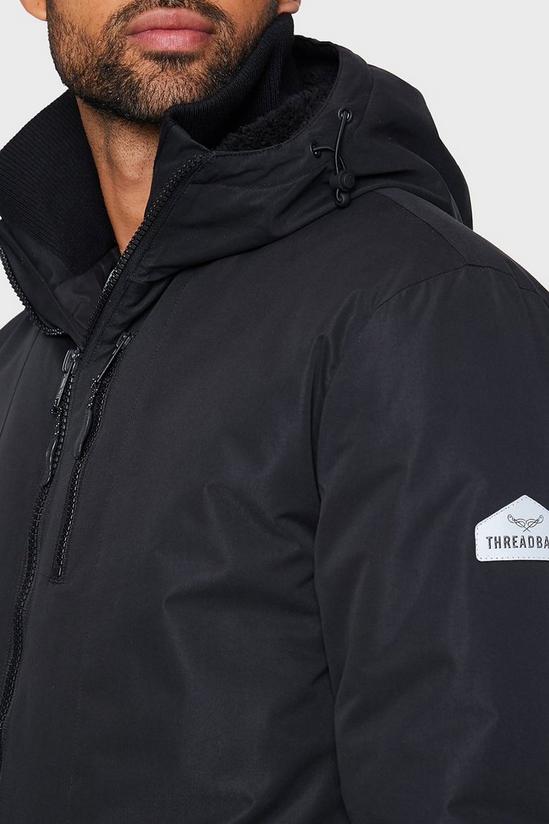 Threadbare 'Parkside' Water Resistant Hooded Jacket 4