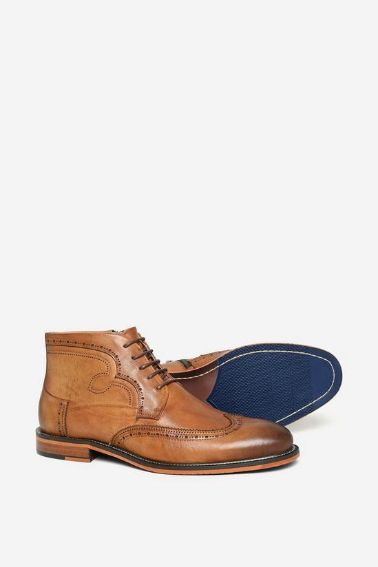 Alexander Pace 'Brackley' Premium Leather Brogue Boots 2