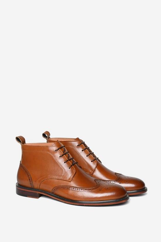 Alexander Pace 'Penton' Premium Leather Brogue Boots 2