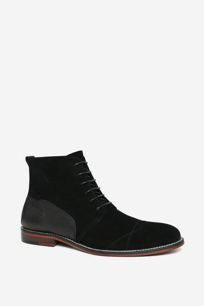 'Rudyard' Premium Leather & Suede Chukka Boots