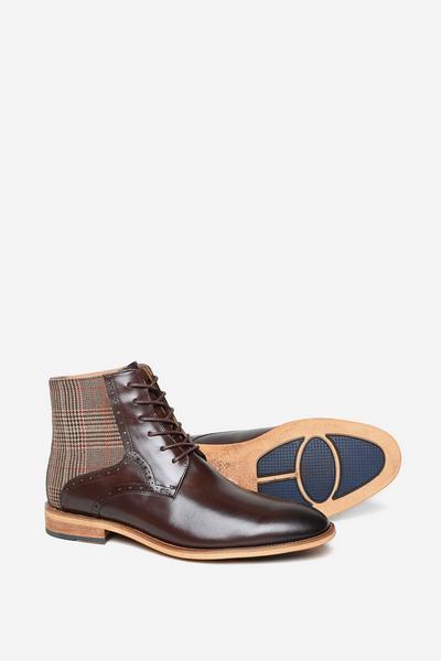 'Hungerford' Premium Leather Derby Boots