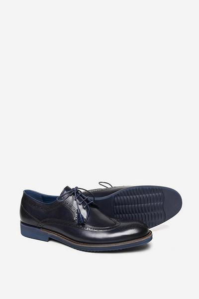 'Johnsons' Premium Leather Brogue Shoe