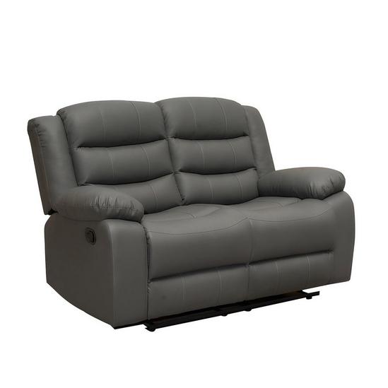 LUXURY LIFE Roma Leather 2 Seater Recliner Sofa 2