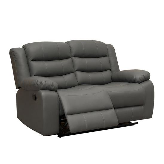 LUXURY LIFE Roma Leather 2 Seater Recliner Sofa 3
