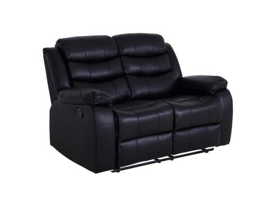 LUXURY LIFE Roma Leather 2 Seater Recliner Sofa 2