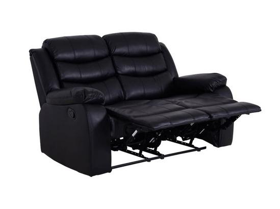 LUXURY LIFE Roma Leather 2 Seater Recliner Sofa 3