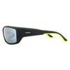 Polaroid Sport Wrap Black Yellow Grey Silver Mirror Polarized Sunglasses thumbnail 3